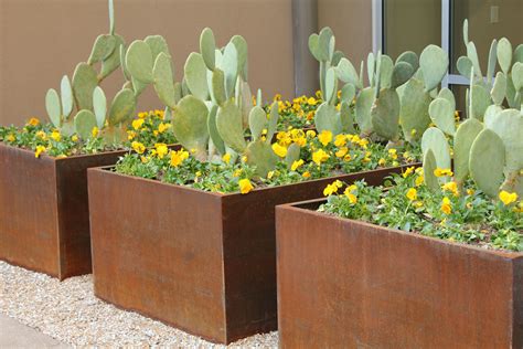 personalized metal flower box|metal planter boxes near me.